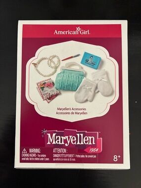 American Girl Maryellen Accessory Set - Aqua, White, Pearls - Brand New in Box